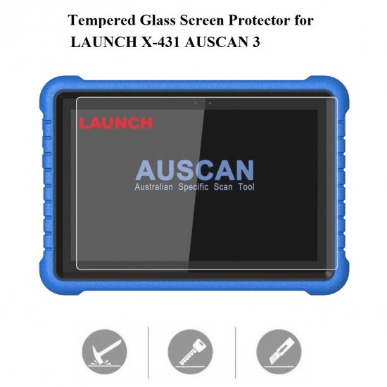 Tempered Glass Screen Protector for LAUNCH X431 AUSCAN 3 - Click Image to Close